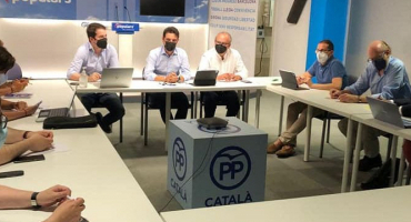 Reunión del Comité Permanente de Dirección PP Barcelona para preparar actos